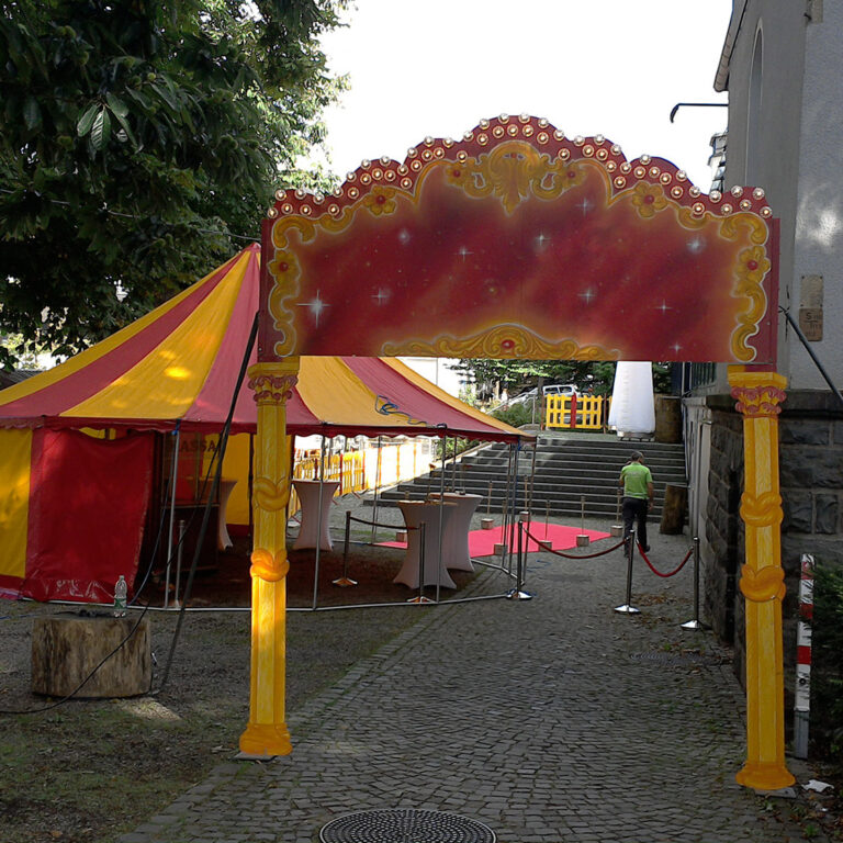 Circusevents Köln Zirkuszubehör Eingangstunnel